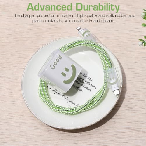 Verilux® Charger Protector Set of 12PCS Cover Cable Coil Sleeve Connector Cartoon Case Compatible with 20W 30W iPhone Charger Verilux® Charger Protector Set of 12PCS Cover Cable Coil Sleeve Connector Cartoon Case Compatible with 20W 30W iPhone Charger
